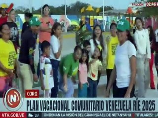 Falcón | Más de 400 personas disfrutaron del lanzamiento del Plan Vacacional Venezuela Ríe 2025