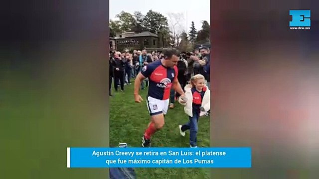 Agustín Creevy se retira en San Luis: el platense que fue máximo capitán de Los Pumas