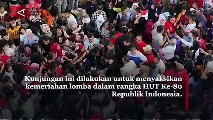 Wapres Gibran hadiri lomba HUT Ke-80 RI di Cipinang Melayu
