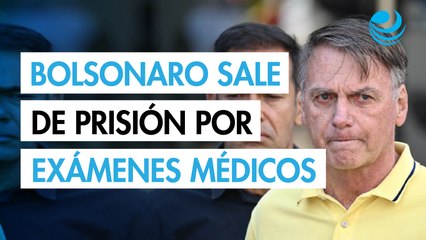 Bolsonaro deja prisión domiciliaria para exámenes médicos a semanas de su veredicto