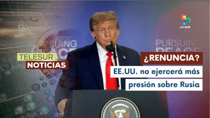 Trump renunció a las presiones contra Moscú