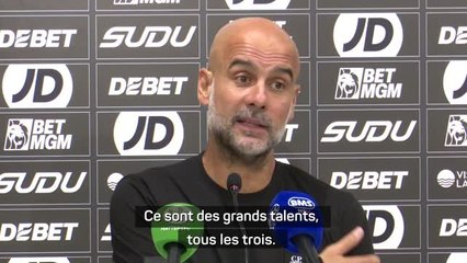 Man. City - Guardiola : "Cherki, un talent tout simplement incroyable"
