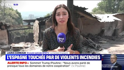 L'Espagne touchée par de violents incendies - 16/08