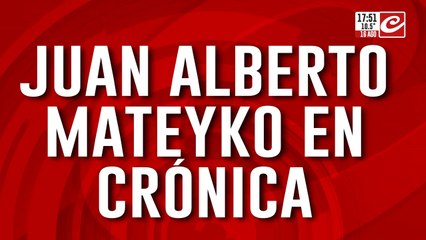 Juan Alberto Mateyko en Crónica: reconciliación en puerta?