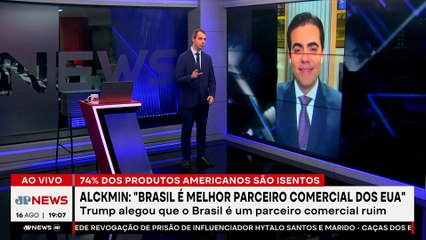 Alckmin rebate Trump: “Brasil é o melhor parceiro comercial dos EUA”; Vilela comenta