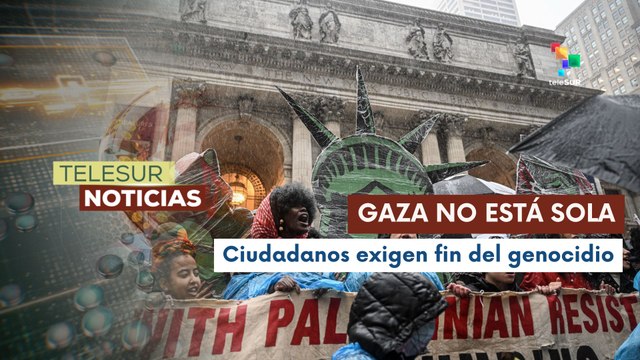 Nueva York clama contra el genocidio en la Franja de Gaza