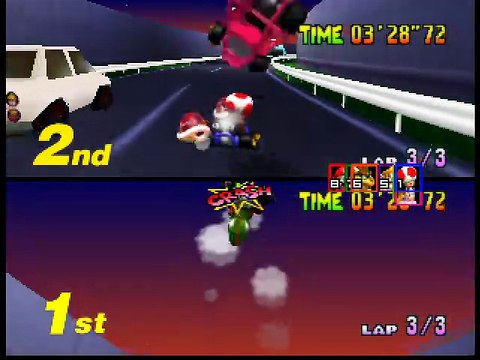 Mario Kart 64 online multiplayer - n64