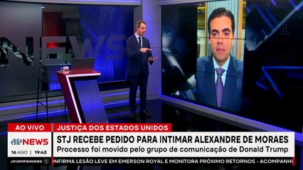 STJ recebe pedido para intimar ministro Alexandre de Moraes; Vilela comenta