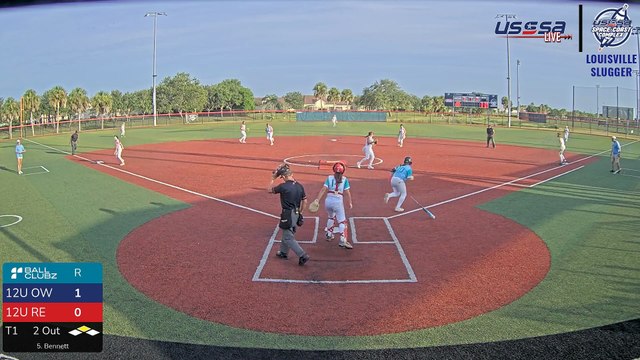 12U OWLS VS 12U REBELS - Sat, Aug 2, 2025 7:48 AM to Sat, 9:17 AM