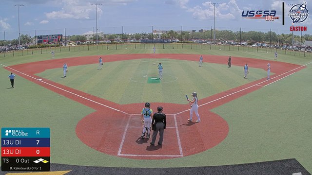 13U DI PURPLE VS 13U DI YELLOW - Thu, Jul 31, 2025 11:15 AM to Thu, 1:07 PM