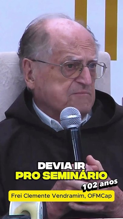 Frei Clemente comemora 102 anos com missa de ação de graças e almoço festivo