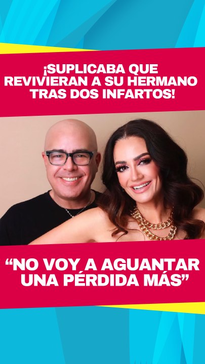 Gina Varela habla sobre la salud de su hermano,...