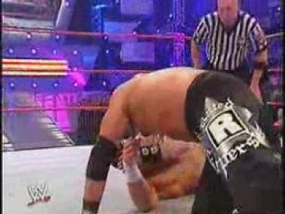 Triple h & edge vs john cena (Handicap Match)