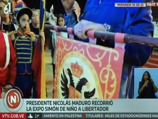 Presidente Nicolás Maduro recorrió la Expo Simón de Niño a Libertador en La Carlota