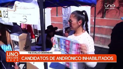 CANDIDATOS INHABILITADOS DE ANDRÓNICO