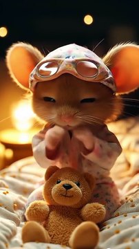 Cute Bunny 🐰 Sleeping Peacefully | Relaxing Kids Short Video | #shorts