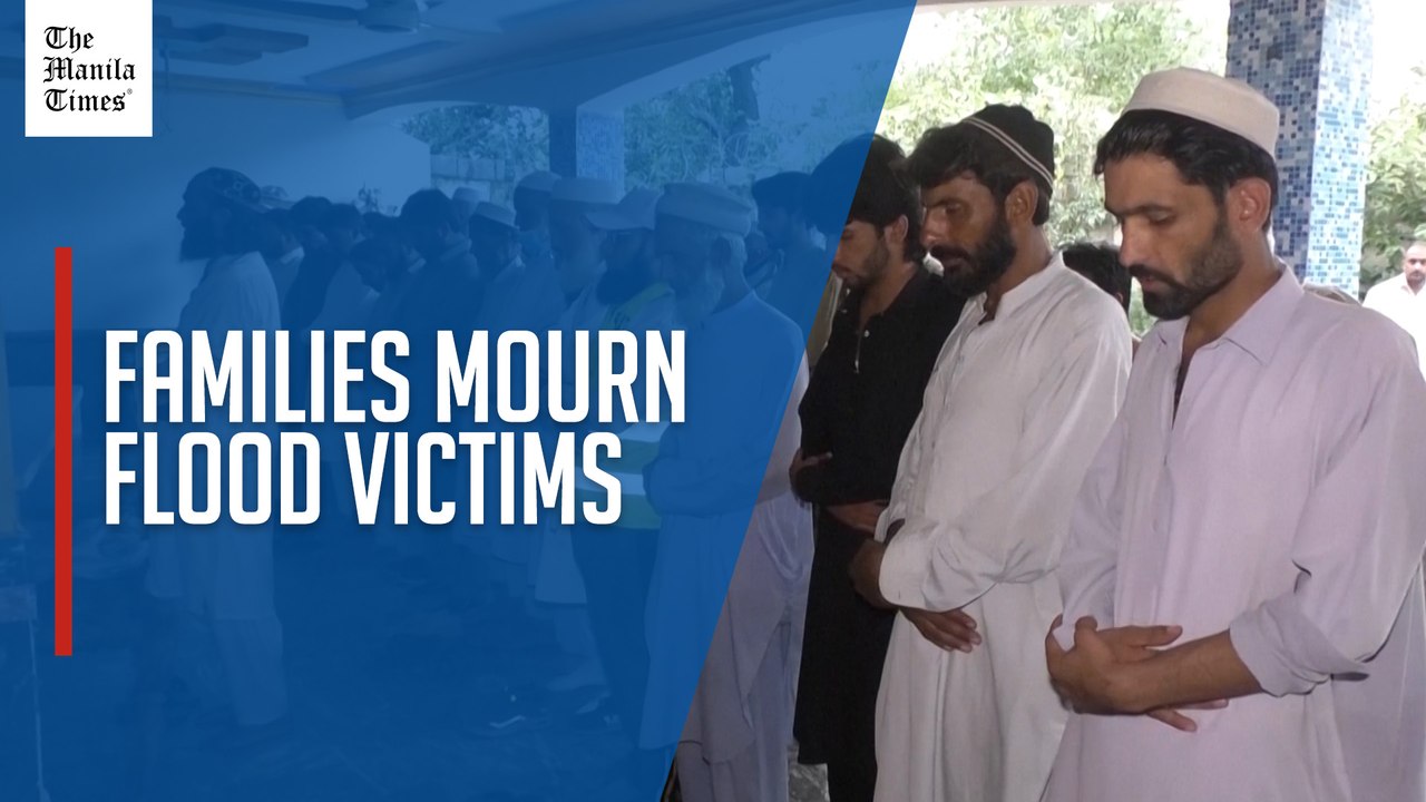 Relatives collect bodies from morgue in Pakistan as flooding death toll hits 337
