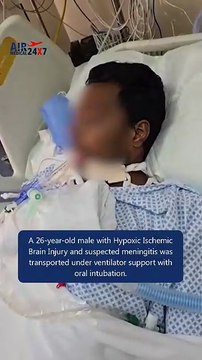 A 26 Year Old Patient Transfer With Air Ambulance From Dubai (UAE to Trivandrum (India)