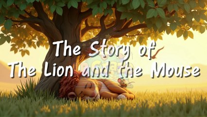 The Lion and the Mouse Story with Moral Lesson | Aesop’s Fable for Kids
