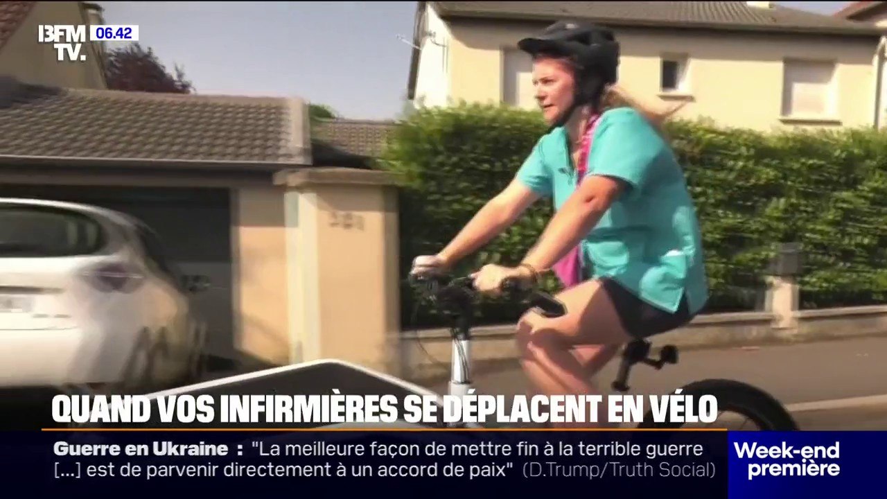 "Le vélo, c'est que bénéfique": en Meurthe-et-Moselle, les infirmiers libéraux se déplacent à vélo