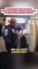 La police américaine révèle la vidéo d'un pilote de la compagnie Southwest Airlines qui aurait tenté de prendre les commandes d'un vol rempli de passagers...  en état d'ivresse