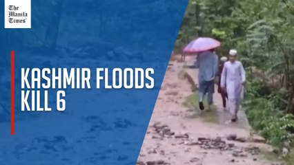 Flash floods kill six in Pakistan-administered Kashmir