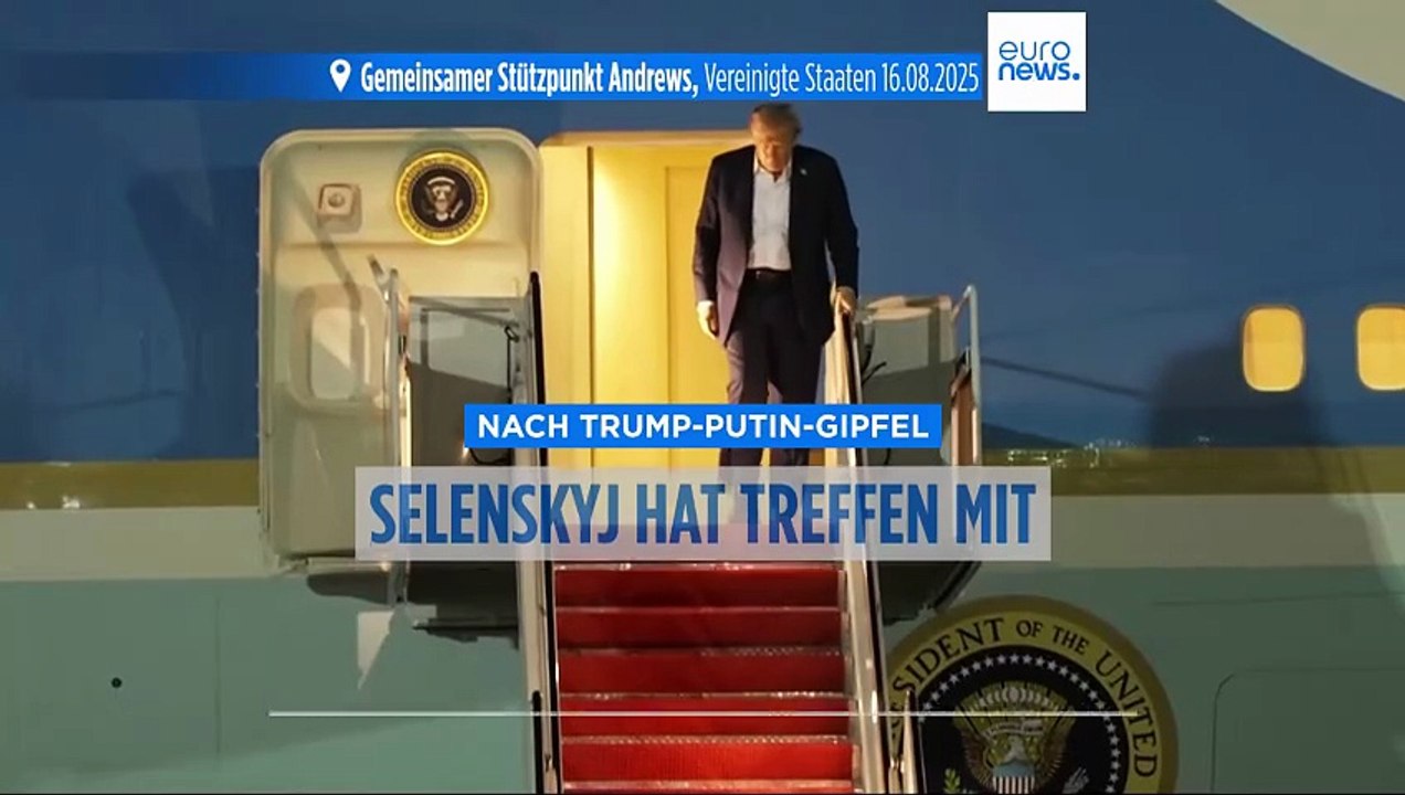 Nach Trump-Putin-Gipfel: Selenskyj kündigt Treffen mit Trump im Weißen Haus für Montag an
