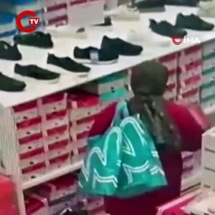 AVM’de 5 farklı mağazadan kıyafet ve ayakkabı çaldı