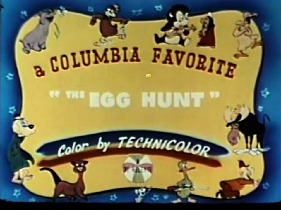 The Egg Hunt (1940) | Ub Iwerks Classic Cartoon | Public Domain Animation