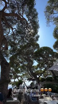 Guillaume Canet de passage à Cassis dans les Bouches-du-Rhône, près de Marseille. Vidéo publiée sur son compte Instagram le 16 août 2025.