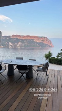 Guillaume Canet de passage à Cassis dans les Bouches-du-Rhône, près de Marseille. Vidéo publiée sur son compte Instagram le 16 août 2025.