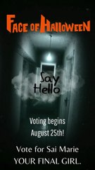 VOTE SAI MARIE YOUR FINAL GIRL IN THE FACE OF HALLOWEEN 8/25/25