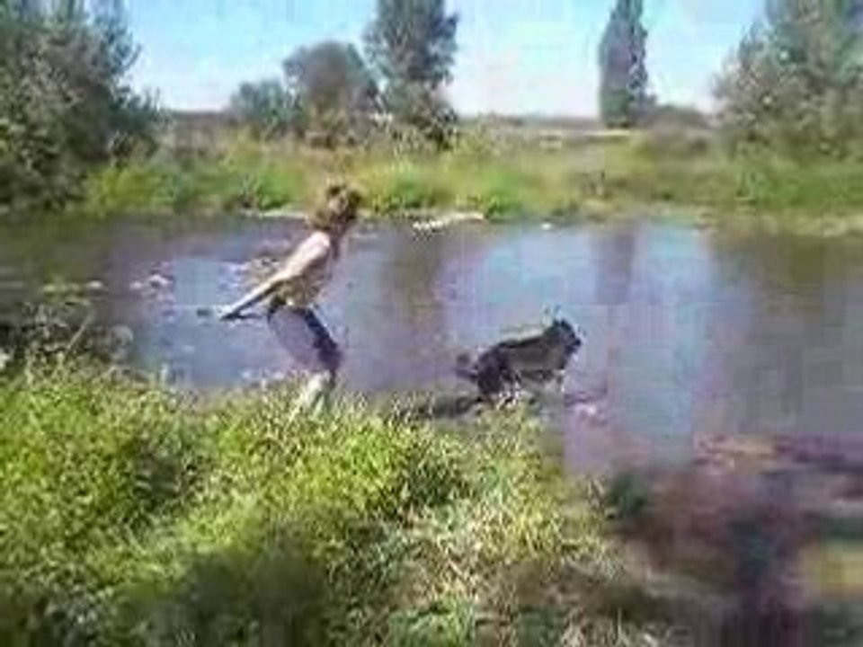 Volga, 18 mois, en vacances