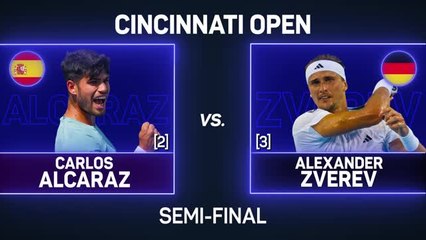 Alcaraz capitalises on injured Zverev to reach Cincinnati final