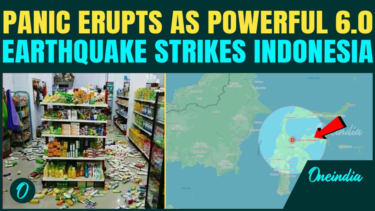 BREAKING: At least 29 Injured As Massive 6.0 Earthquake Hits Indonesia |Quake ROCKS Central Sulawesi