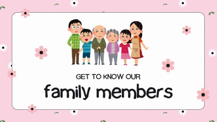 🎉Meet Your Family Members! Fun Learning with Grambi🌈