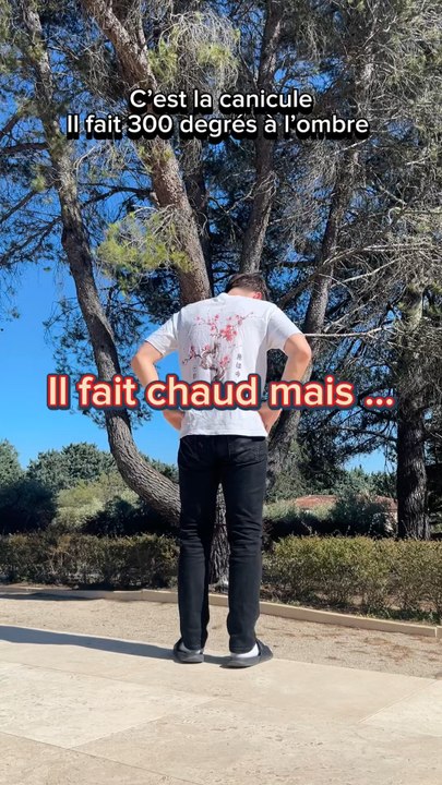 C’est la canicule mais heureusement qu’elle est là … ☀️