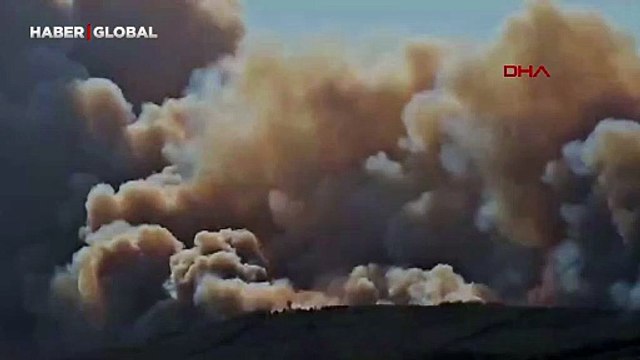Çanakkale'nin ormanları alev alev yanıyor! Havadan ve karadan müdahale sürüyor