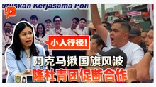 阿克马揪国旗事件张念群斥小人行径