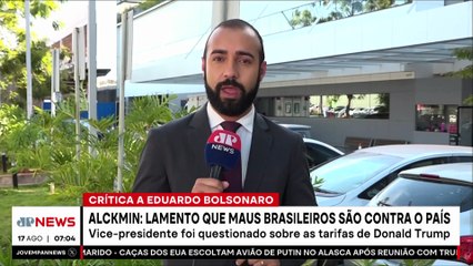 Alckmin sobre tarifaço de Trump: “Lamento que maus brasileiros são contra o país”