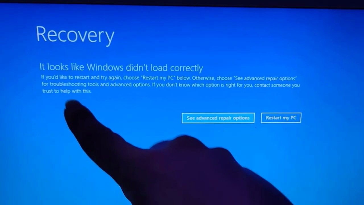 Fix Recovery Error: “It Looks Like Windows Didn’t Load Correctly” in Windows 11/10 ✅
