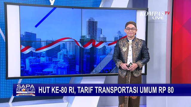 Dinas Perhubungan DKI Jakarta Beri Tarif Rp80 untuk Transportasi Umum | SAPA SIANG