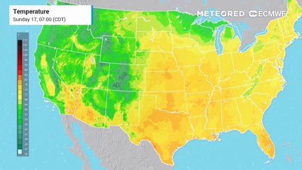 A sizzling start to the week for the central United States.