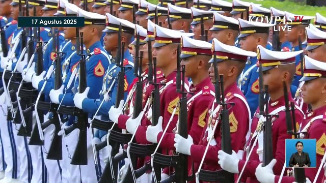 Presiden Prabowo ke Petugas Upacara HUT ke-80 RI: Saya Bangga dengan Kalian!
