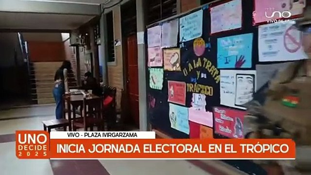 Trópico de Cochabamba se prepara para la jornada electoral: mesas de sufragio listas desde temprano