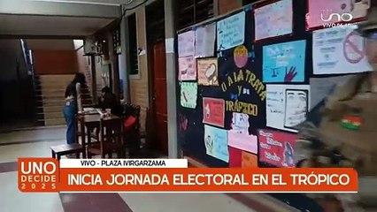 Trópico de Cochabamba se prepara para la jornada electoral: mesas de sufragio listas desde temprano