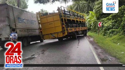 Truck na nasiraan, nagdulot ng isang araw nang trapik | 24 Oras Weekend