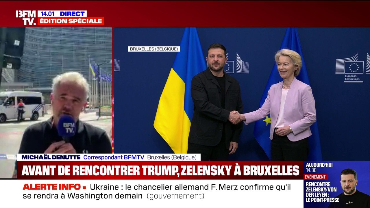 Volodymyr Zelensky est arrivé à Bruxelles pour la réunion de la Coalition des volontaires aux côtés d'Ursula von der Leyen