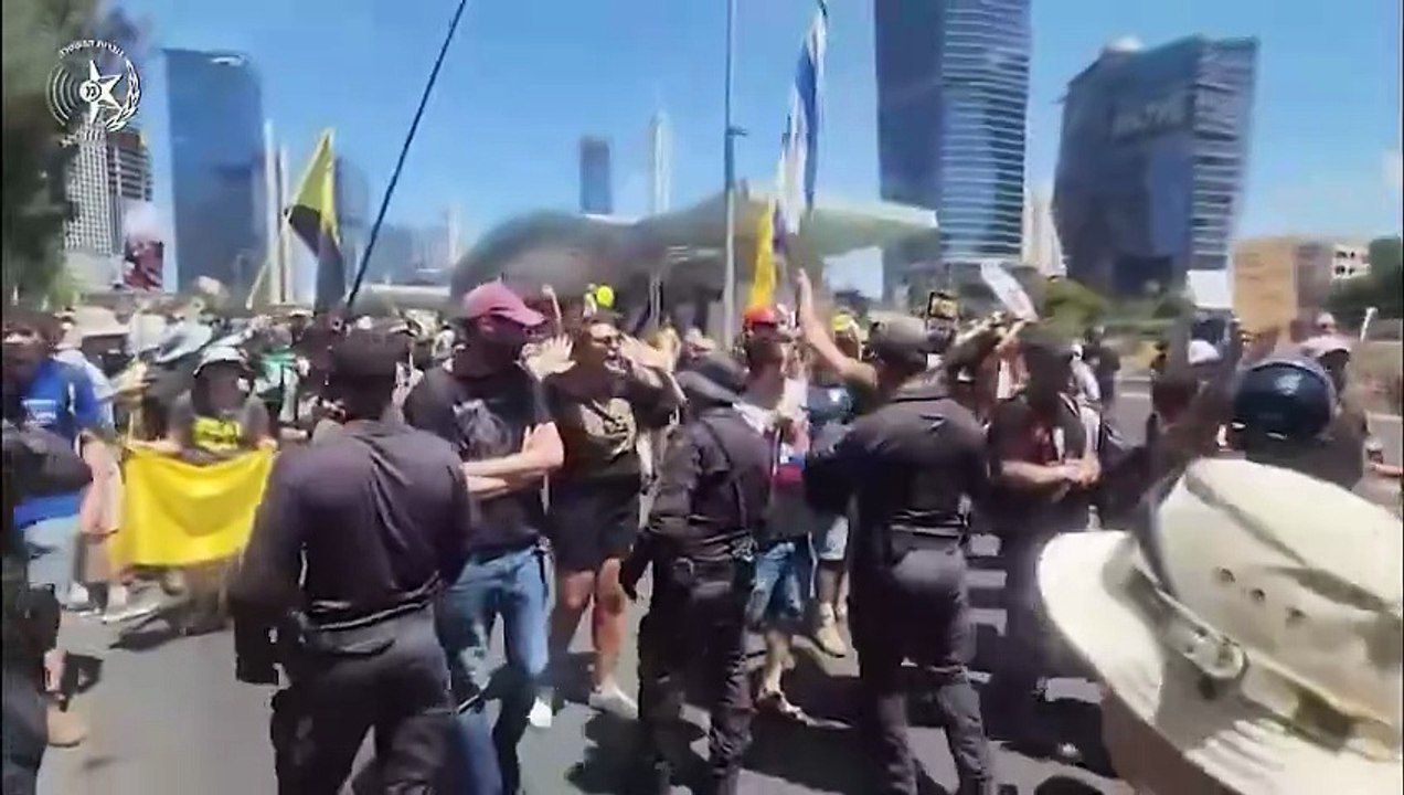 Al menos 25 detenidos por las protestas en Israel por un acuerdo para liberar a los rehenes