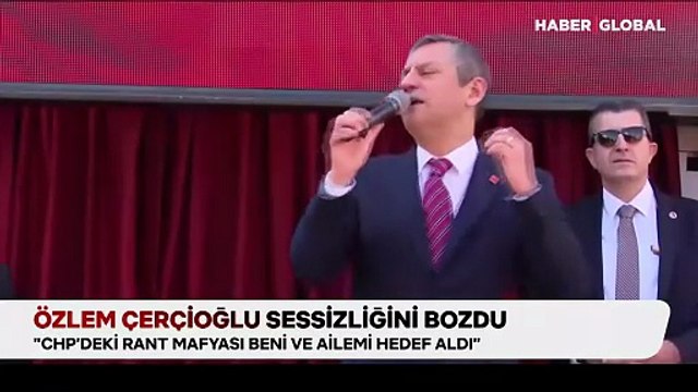 Aydın Büyükşehir Belediye Başkanı Özlem Çerçioğlu sessizliğini bozdu: CHP'deki rant mafyası beni ve ailemi hedef aldı
